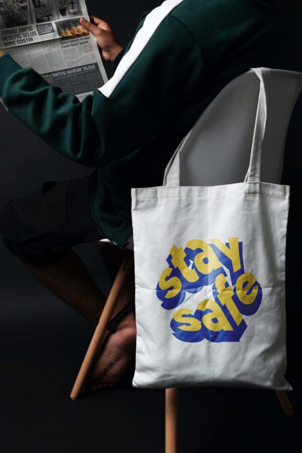 Bazzaro Stay Safe Tote Bag without zipper by Bazzaro