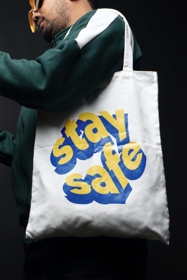 Bazzaro Stay Safe Tote Bag without zipper by Bazzaro