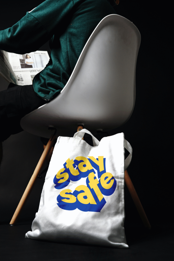Bazzaro Stay Safe Tote Bag without zipper by Bazzaro