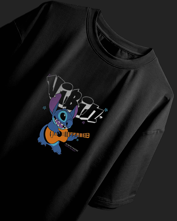 Bazzaro Women Vibin Graphic Oversized T-Shirt