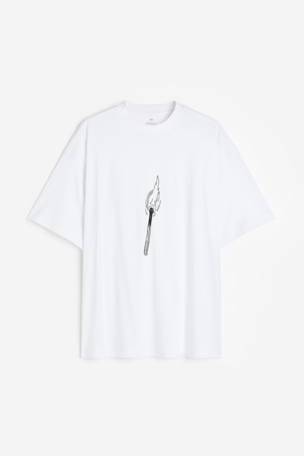 Bazzaro Men Oversized T-shirt With Match Design