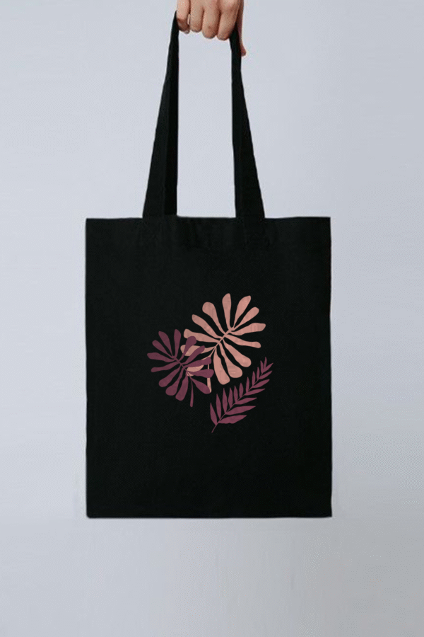 Bazzaro Flower Print Canvas Tote Bag - Stylish Women's Tote for Eco-Chic Fashion