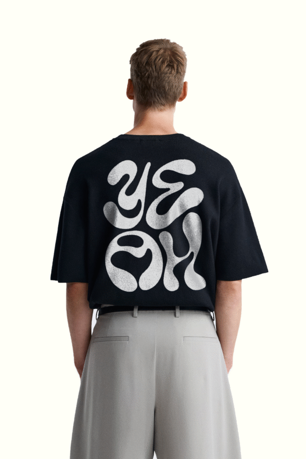 Bazzaro Men Oversized T-shirt With Vibes Only Design