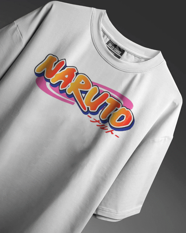 Bazzaro Men Oversized T-shirt With Naruto Uzumaki Design