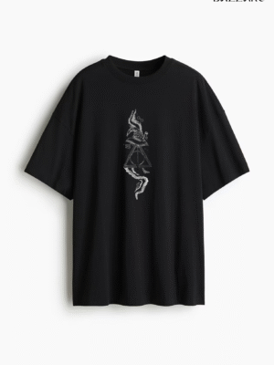 Bazzaro Deathly Hallows Oversized T-shirt – Unisex Harry Potter Tee